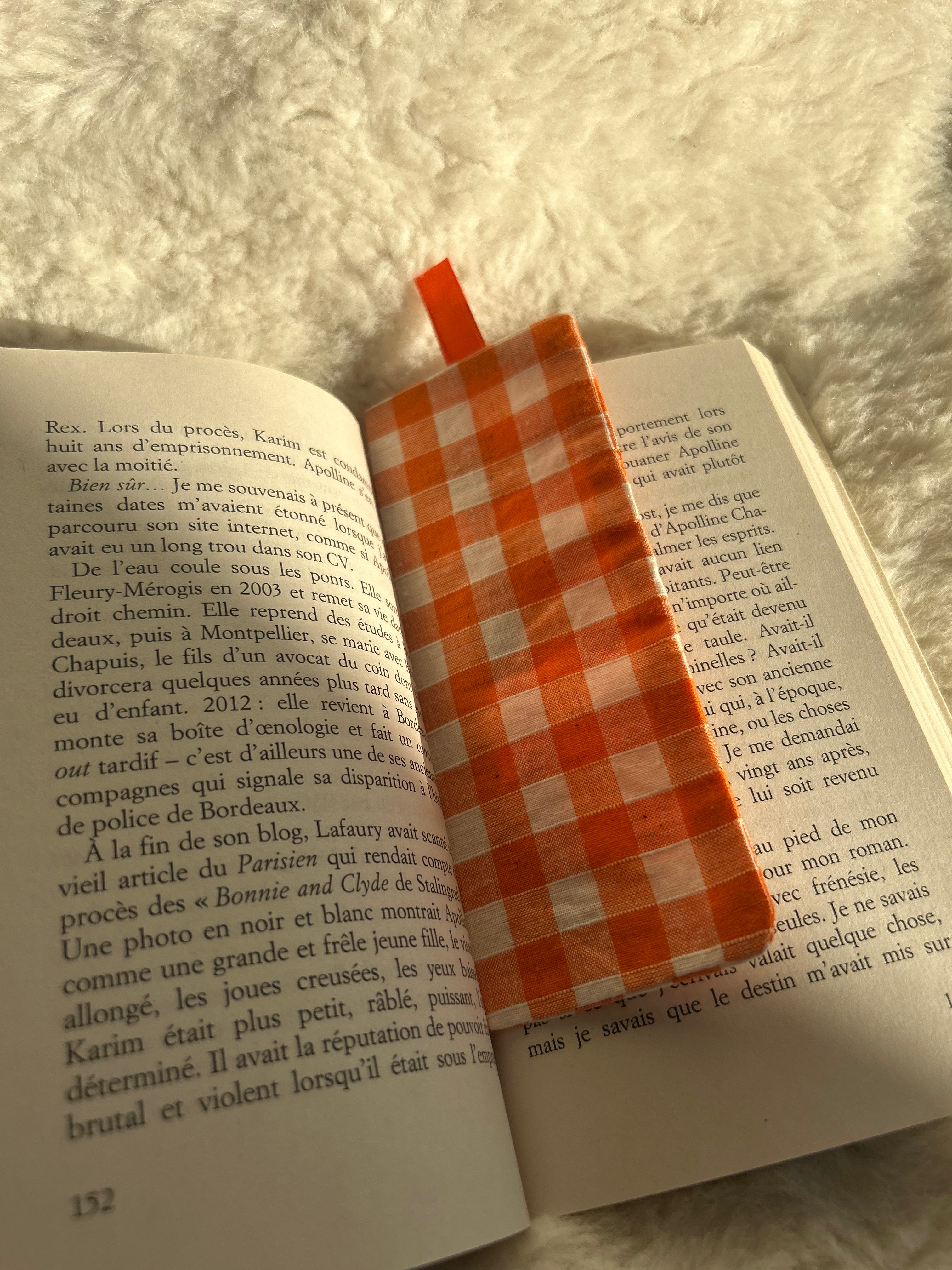 Marque-page vichy