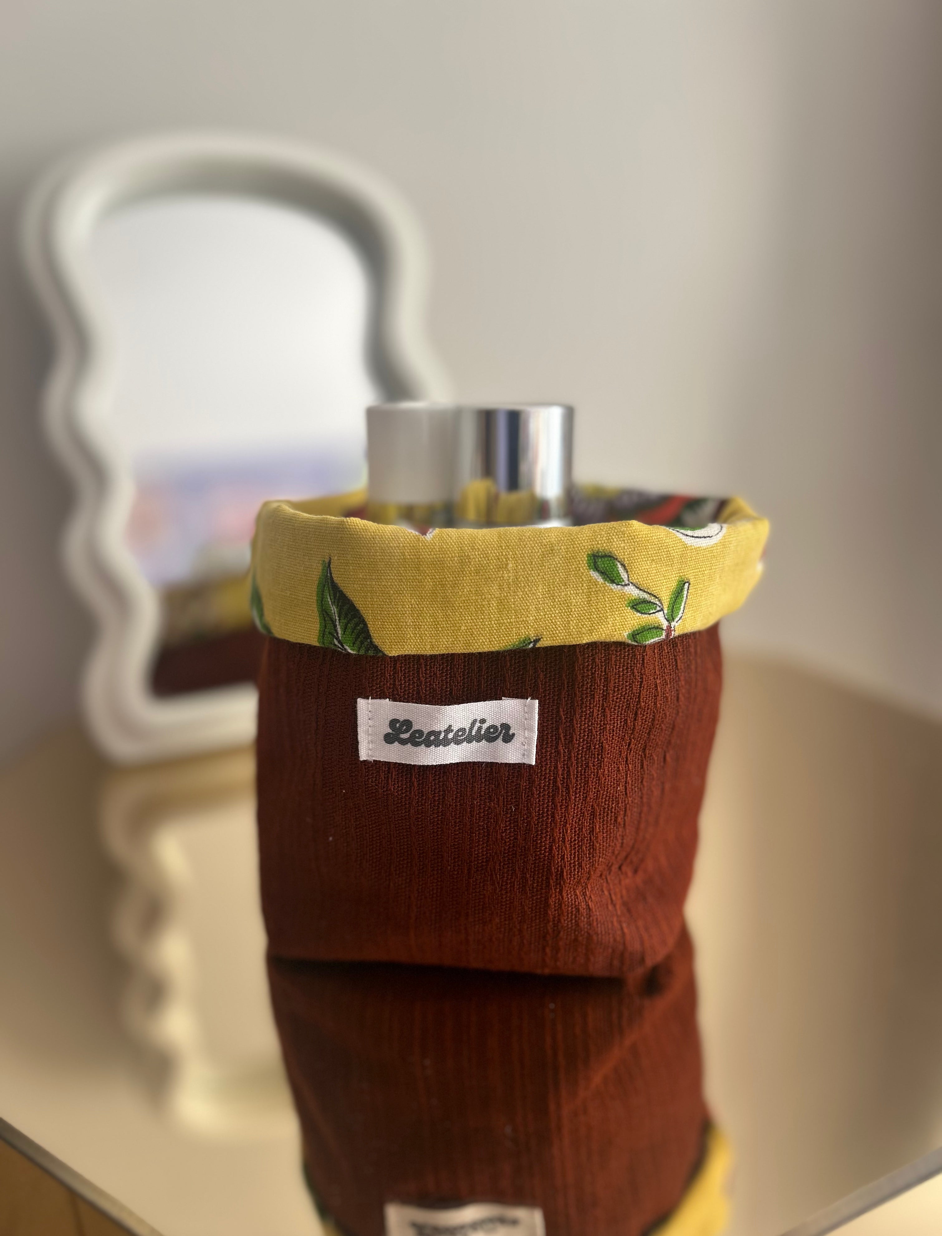Panier de rangement marron