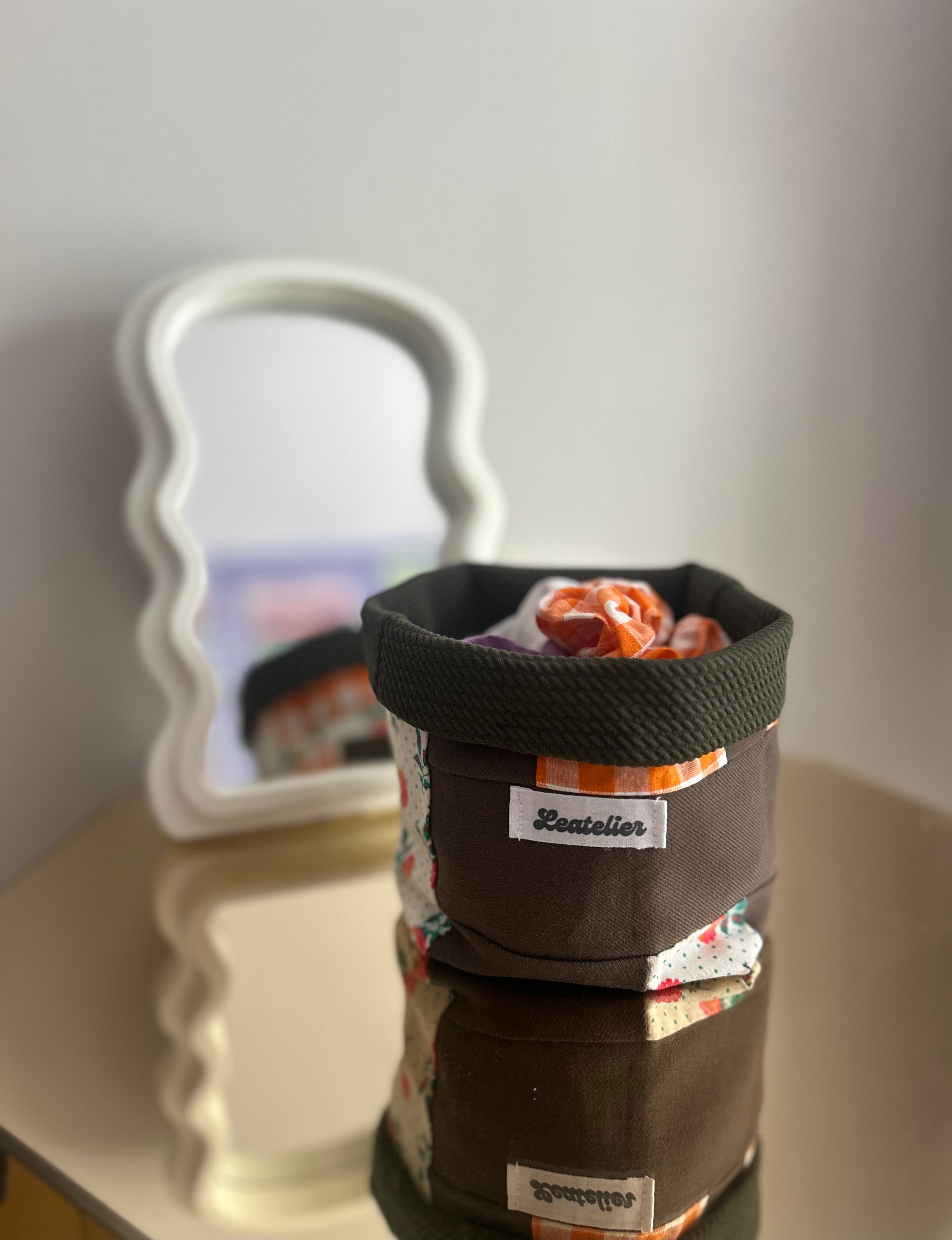 Panier de rangement patchwork