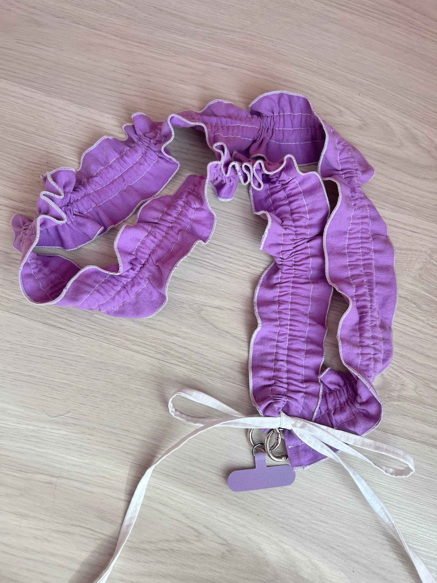 Cordon téléphone violet