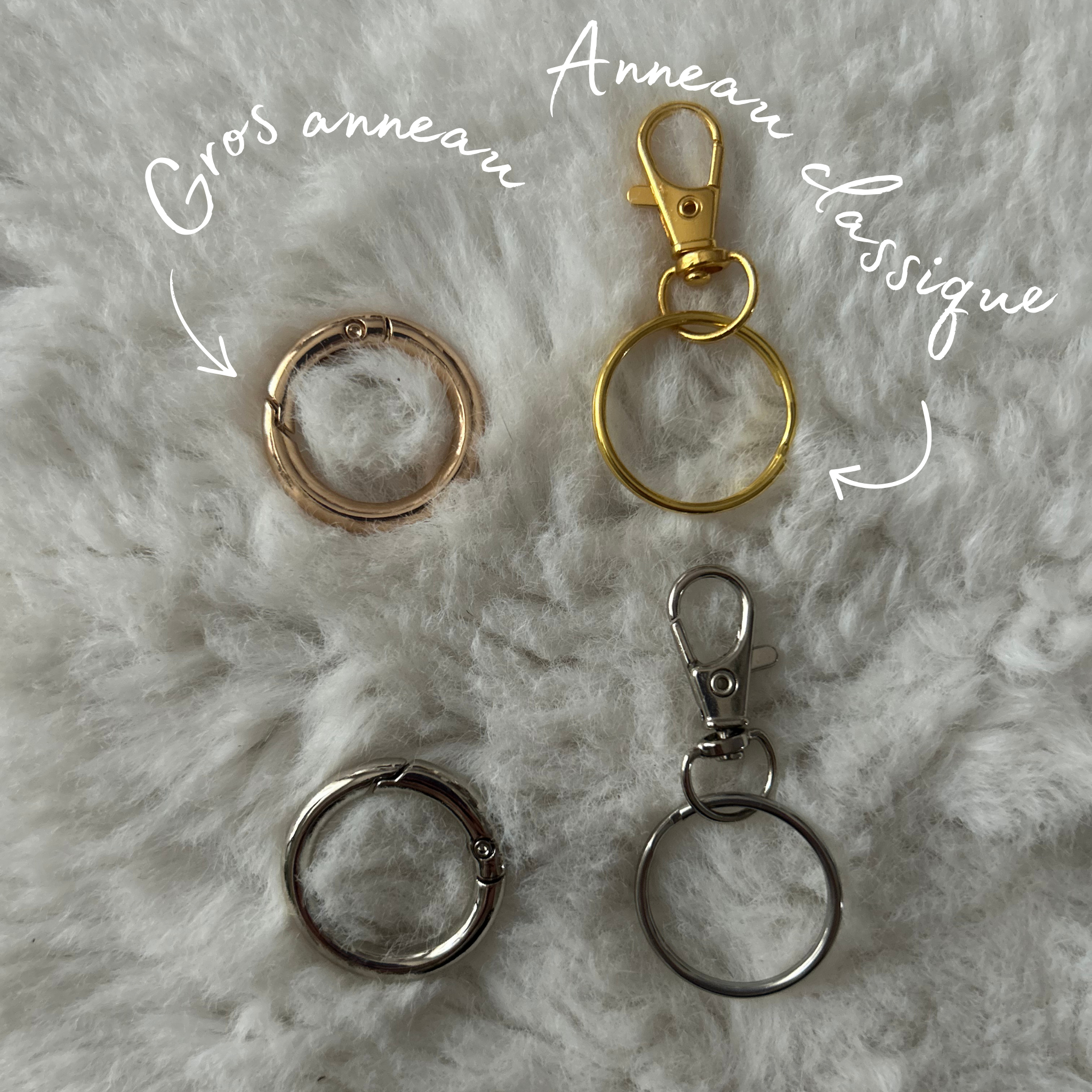 Porte-clés coeur vache