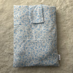 Housse de tablette fleurie bleue