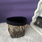 Panier de rangement léopard