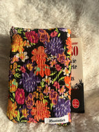 Housse livre de poche fleuri