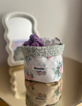 Panier de rangement fleuri