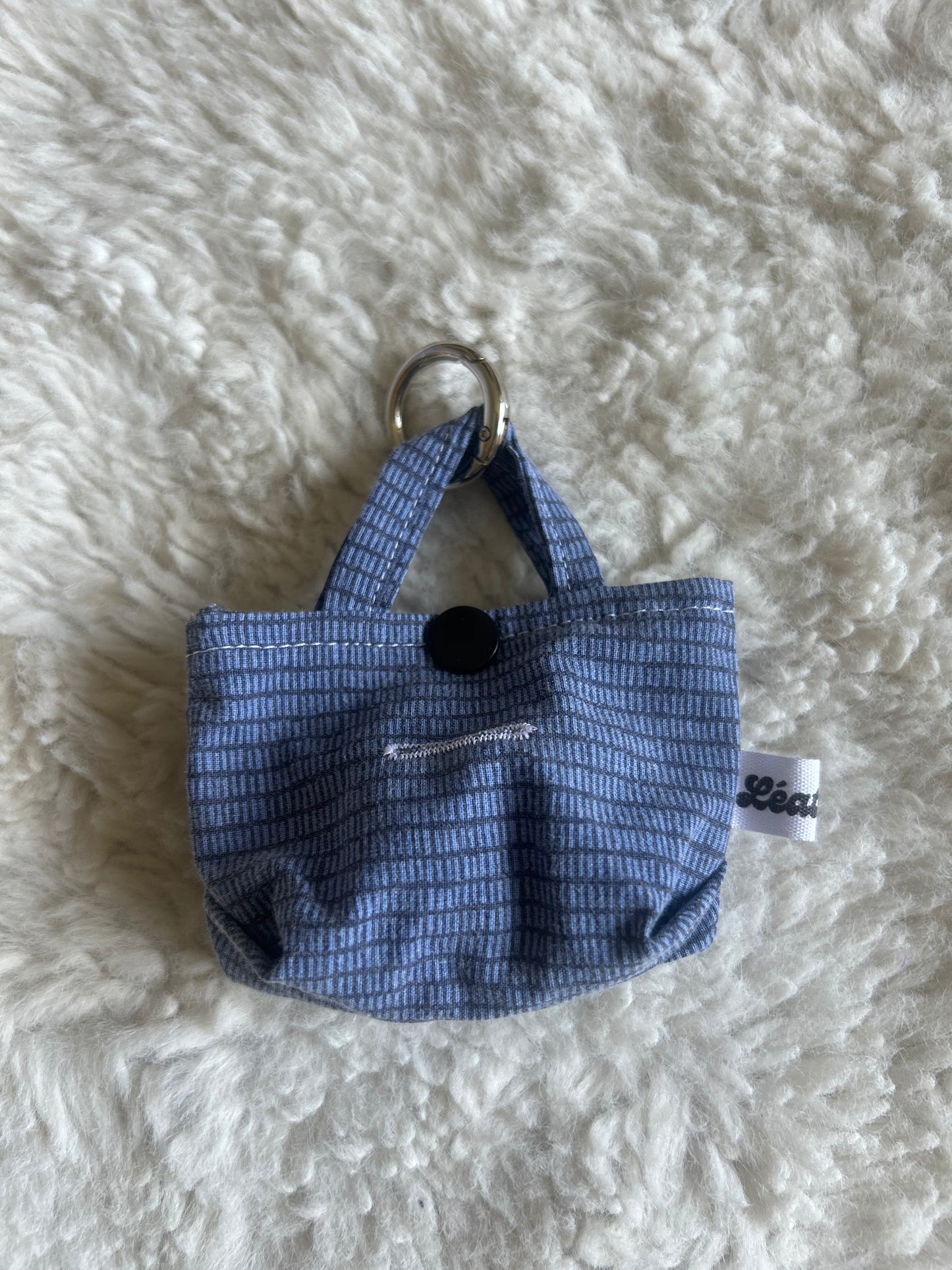 Poop bag bleu jean