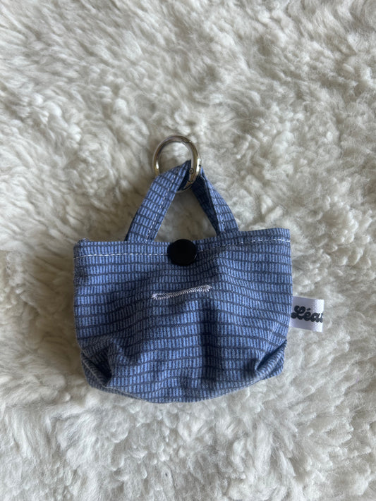 Poop bag bleu jean