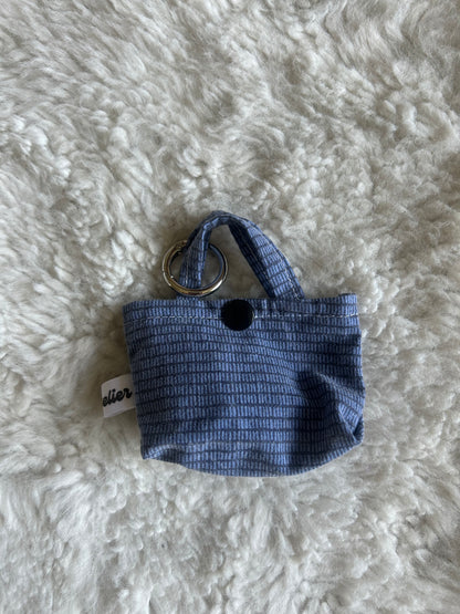 Poop bag bleu jean