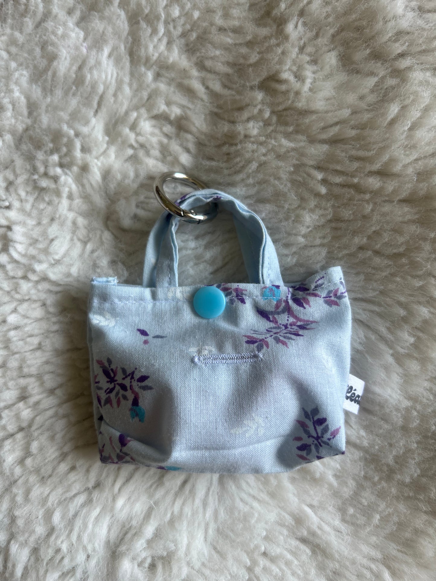 Poop bag bleu pastel