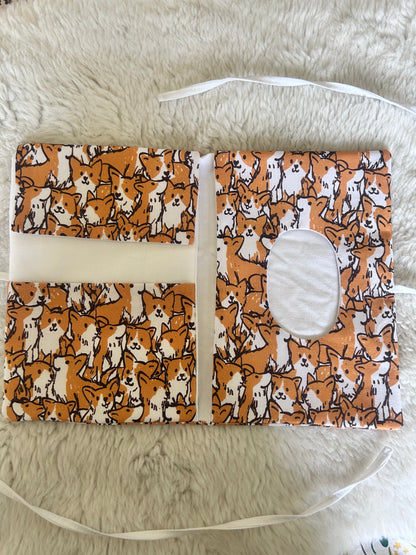 Pochette de voyage multi-poches corgi