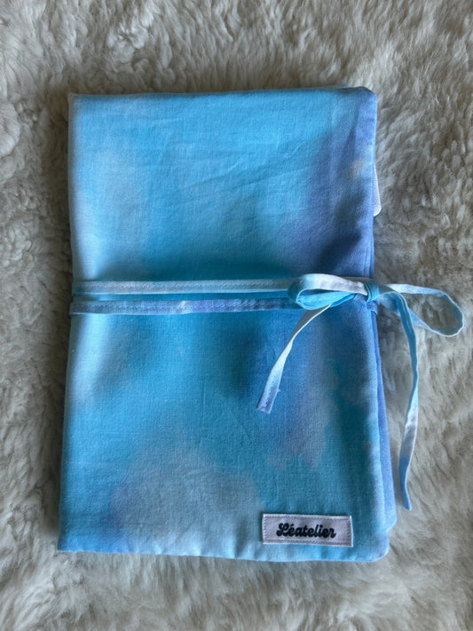 Pochette de voyage multi-poches bleue