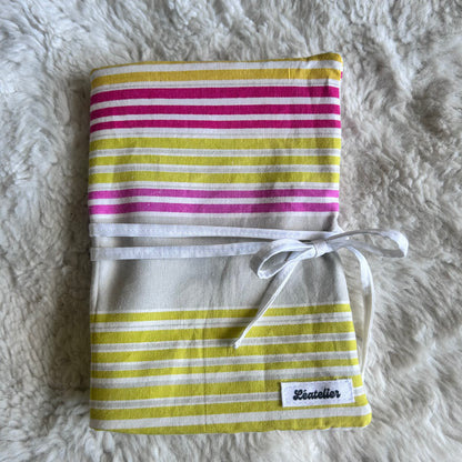 Pochette de voyage multi-poches à rayures
