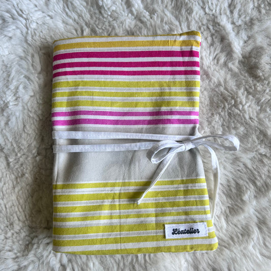 Pochette de voyage multi-poches à rayures