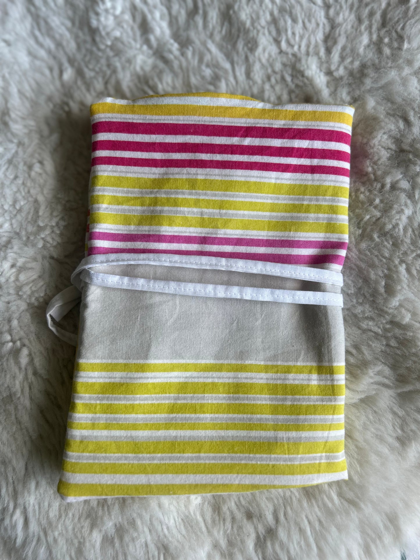 Pochette de voyage multi-poches à rayures